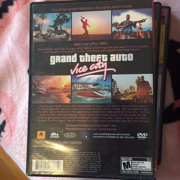 Grand theft auto vice city PlayStation 2 with originally map - Picture 2 of 5